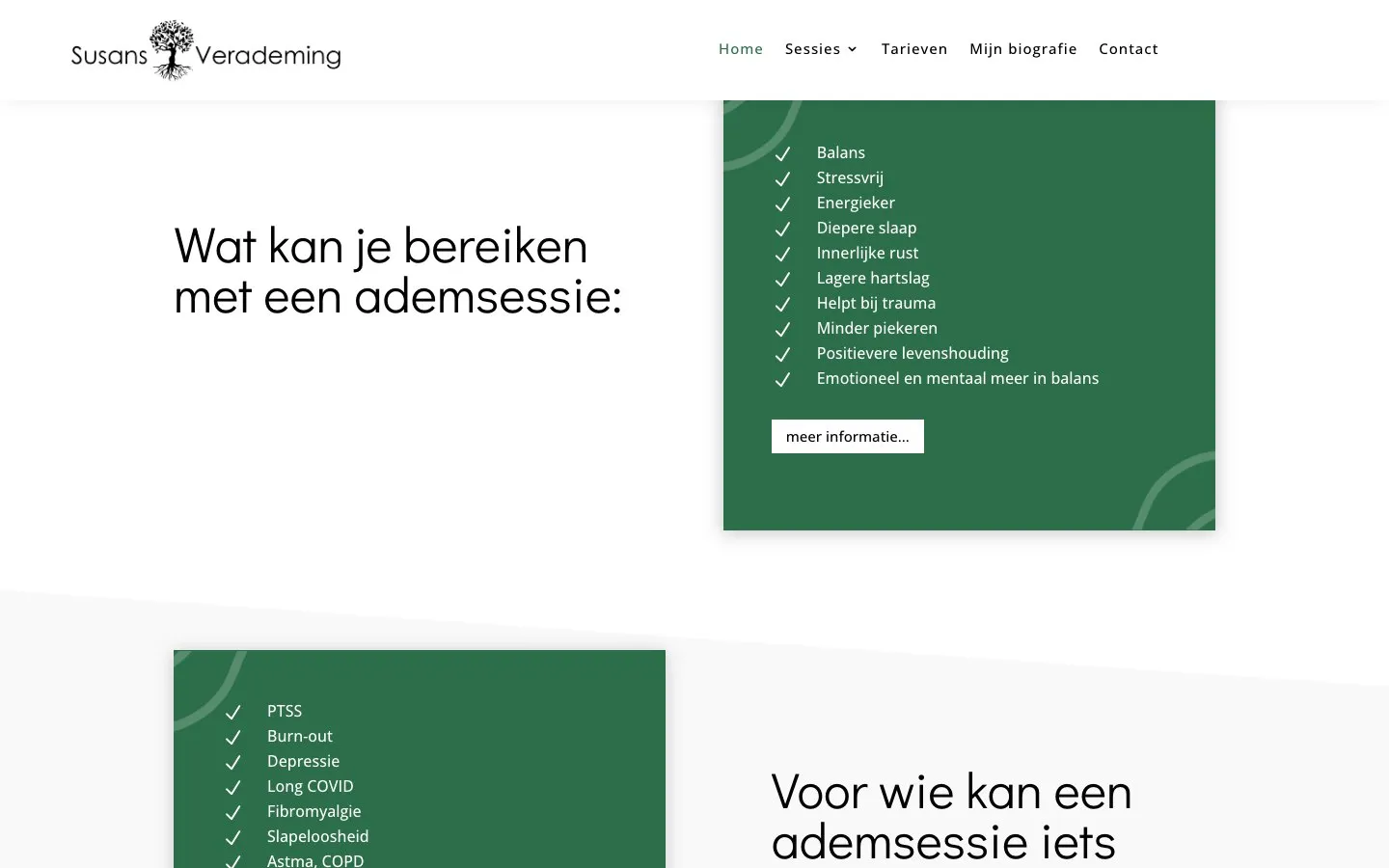 Het overzicht van wat een ademsessie kan opleveren