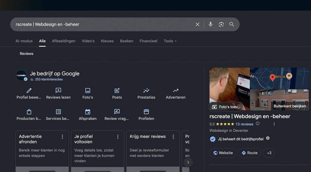 Google Bedrijfsprofiel optimaliseren in 7 stappen