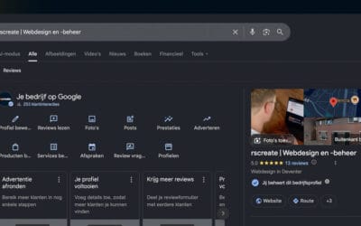 Google Bedrijfsprofiel optimaliseren in 7 stappen